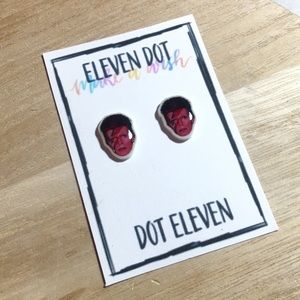 David Bowie Music Face Stud Post Earrings